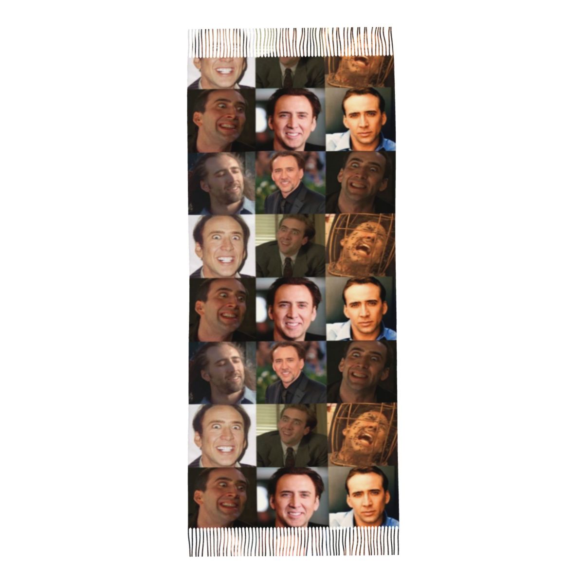 Nicolas Cage Engraçado Rosto M - Pashmina Wrap Large avaliação e preço
