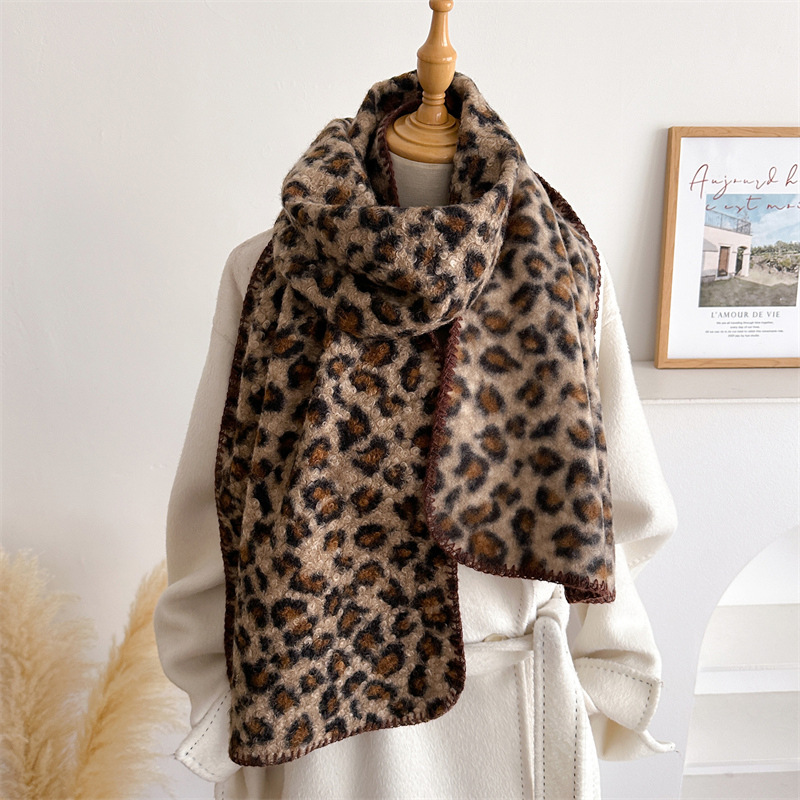 Cachecol de Leopardo de Luxo p - Pashmina Wrap Large avaliação e preço