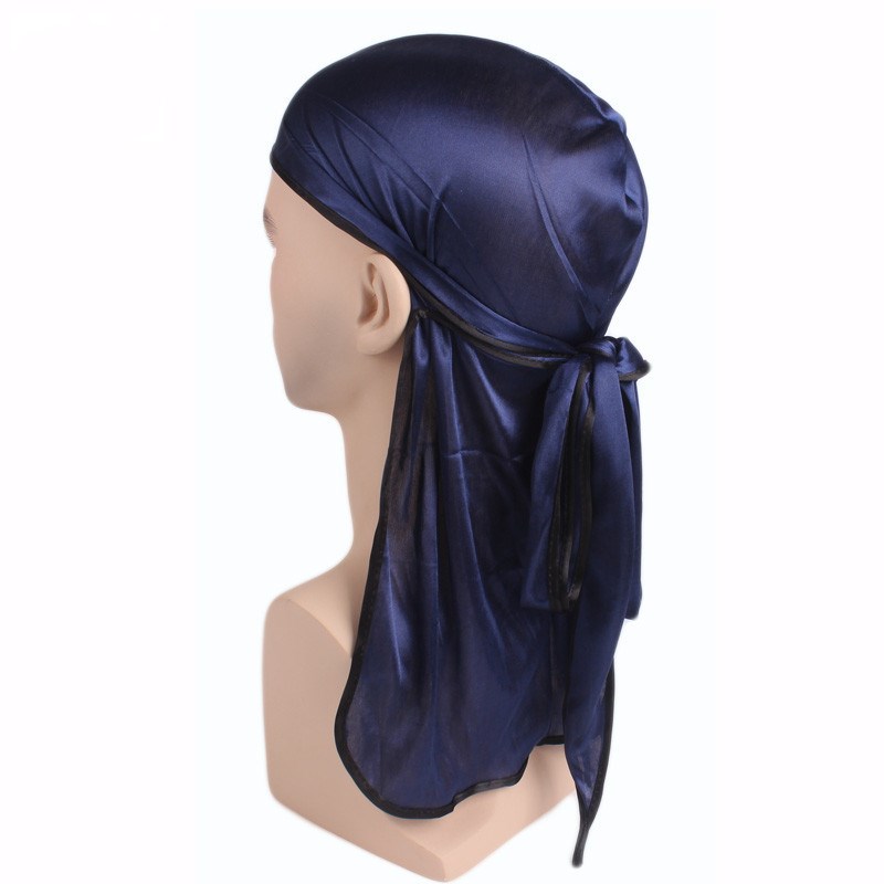 Bandana de cetim macio, respir - Bandana Doo Rag avaliação e preço