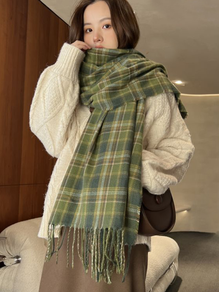 Novo Cachecol Feminino de Imit - Woven Scarf Blanket avaliação e preço