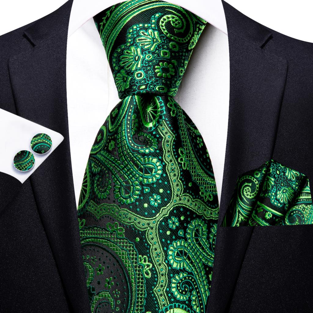 Paisley listrado verde gravata - Silk Tie Striped avaliação e preço
