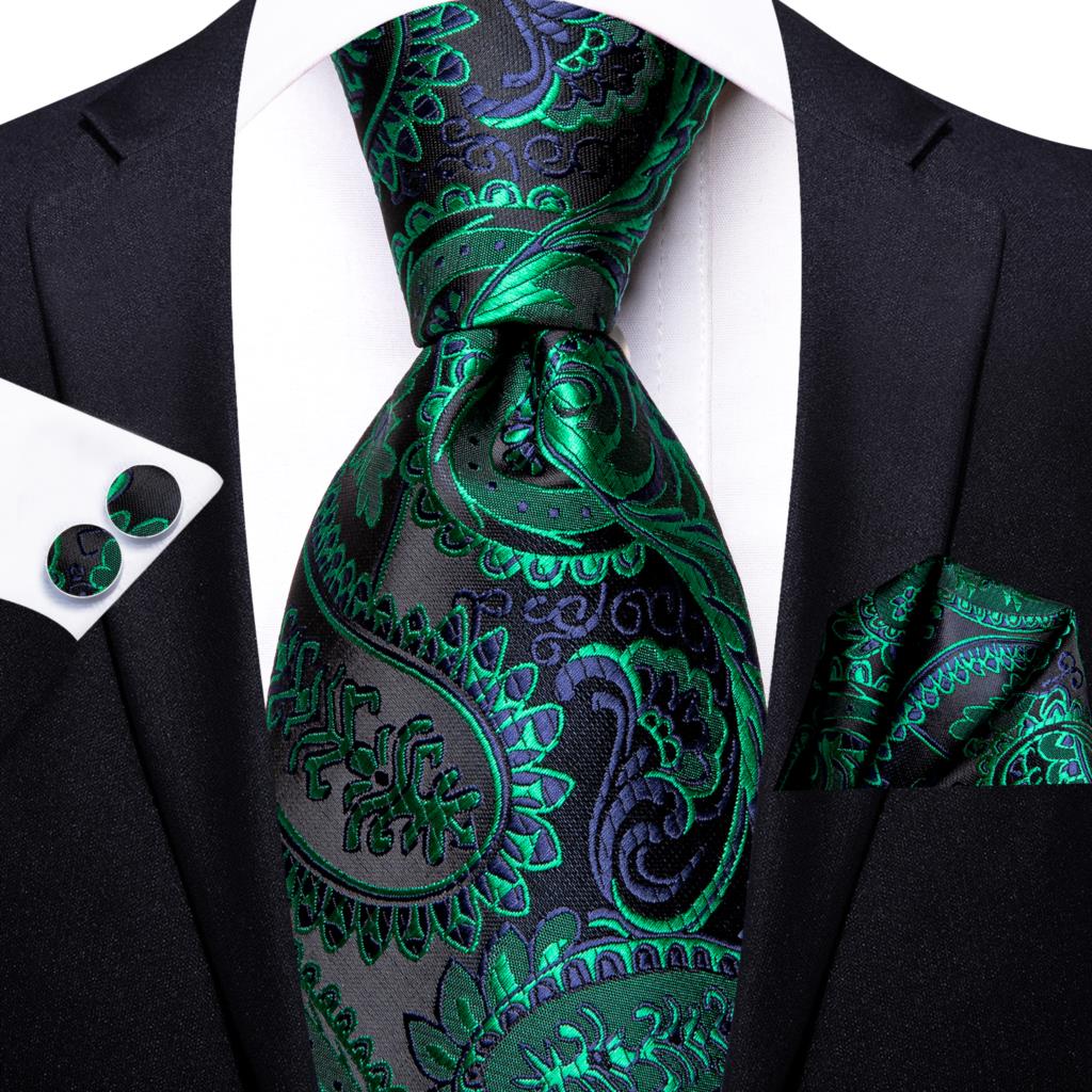 Paisley listrado verde gravata - Silk Tie Striped avaliação e preço