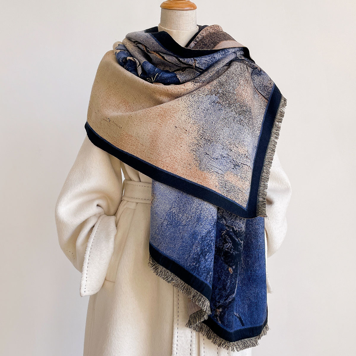 Cachecol Feminino de Imitação  - Pashmina Wrap Large avaliação e preço