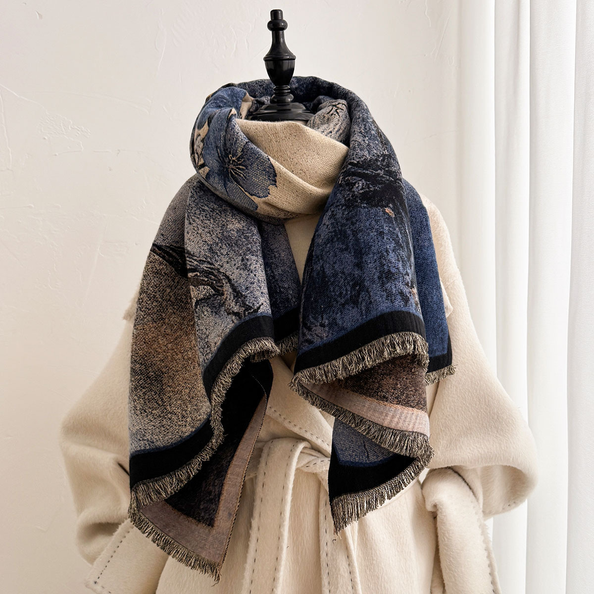 Cachecol Feminino de Imitação  - Pashmina Wrap Large avaliação e preço