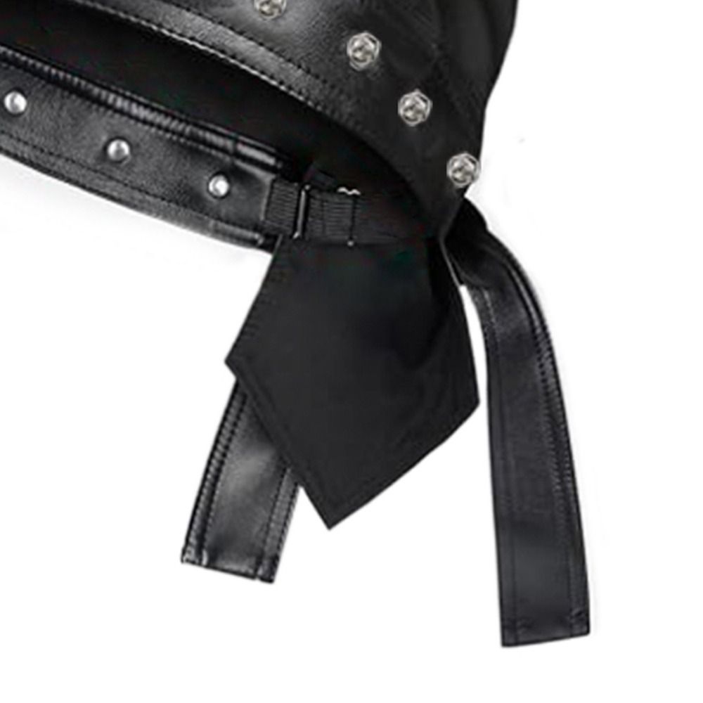 Novo boné de couro pu preto pa - Bandana Doo Rag avaliação e preço